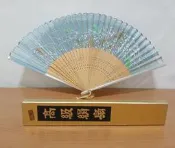 全新　高級絹扇 手扇 古典風 中國風 絹布竹扇 摺扇 漢服古裝旗袍　【收藏品專區】☆流星百寶屋☆