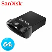 良興EcLife購物網 SanDisk Ultra Fit USB 3.1 CZ430 64GB 隨身碟