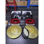 VW福斯德國原廠Golf GTI紅色高性能卡鉗總成