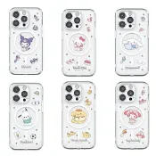 客秋皮～韓國 三麗鷗 凱蒂貓 美樂蒂 酷洛米 帕恰狗 布丁狗 iPhone 17 16 15 Pro MAX 磁吸手機殼