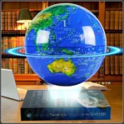 🔥精品推薦🔥磁浮地球儀 3D立體地球儀 懸浮擺件 辦公桌擺件 磁懸浮擺件 兒童禮物 客廳擺設 書房擺件 生日禮物
