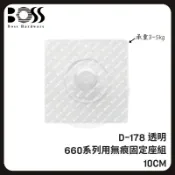 cian丨BOSS丨660系列用無痕固定座組（無痕系列）（10CM）- 方型