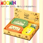 Zakkafe 日本進口 Moomin 嚕嚕米 便當盒/保鮮盒 《 4件禮盒組 》★ 夢想家精品家飾 ★