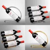 紅酒架 酒架 葡萄酒架 紅酒收納架 家用葡萄酒架 客廳酒瓶展示架 展示架 家用紅酒架擺件輕奢高檔葡萄酒架子酒櫃吧臺酒瓶擺