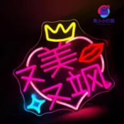 ✠❧客製化 【應援燈牌】明星應援 燈牌 演唱會 發光手牌 生日快樂 字牌 led霓虹燈字 廣告牌 馬小小訂製