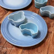 Le Creuset 烤盅 小熊 汽車 醬料碟 耐高溫底層  海岸藍 淡粉藍色 現貨實品拍攝 最後現貨 售完不補 優惠價