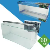微笑的魚水族☆ISTA-伊士達【超白屏風ㄇ型套缸60cm 2尺】魚缸+外掛+LED夾燈