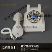 【臺灣優選】Dickdenton 歐式仿古老式復古辦公電話座機 創意家用有線來電顯示固話酒店電話