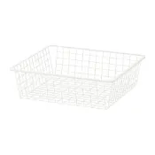 【IKEA 宜家家居】HJÄLPA 網籃, 白色, 60x55 公分