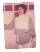 (珍110)  戚美珍  3*5 沖洗照片一張，早期圓角照片，保存還不錯!