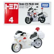 (bear)日本正版 多美 TOMICA 紅白盒 NO.4 本田 警用摩托車 警用機車 警車 警察 摩托車