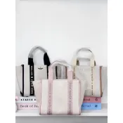 頌霏精品代購  Kate spade｜KS 帆布拚色 紙袋包 蝙蝠包