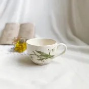 【好日戀物】英國製WEDGWOOD Sarah's Garden Snowdrop骨瓷咖啡杯