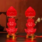 台灣出貨🔥福祿燈 神明燈 祖先燈 公媽燈 光明燈 佛燈 祖燈 供燈 銅器 省電LED燈泡 佛燈祖先燈LED元寶旺財波燈