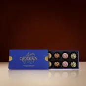 【GODIVA】松露造型甜點巧克力禮盒8顆裝(生日禮、情人節、中秋禮)