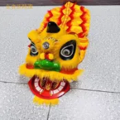 💕桃園出貨💕兒童醒獅獅子頭幼兒園舞獅獅頭學校玩具塑料醒獅套裝表演道具🔥工廠直銷🔥