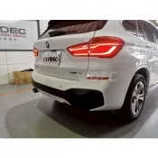 OK商城 實體門市施工 BMW F48 X1 M-TECH 後保桿 輪弧 空力套件 18D 20I 25D