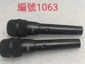 編號1063/ MK-3200麥克風兩支九成新如圖，商品內容有詳細說明，一支原價1500, 虧售兩支1500元。