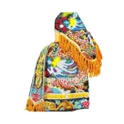 (店+)凡塵佛俱百貨批發 神明衣 玄天上帝 武財神 王爺 城隍爺 包公 正版有申請智慧財產權 特細版金彩浮棉粒鱗衣