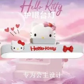 ✨臺灣出貨✨kitty貓檯燈宿舍燈酷斃燈護眼可充電學生牀頭燈書桌補妝燈磁吸女