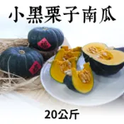【台灣好農】農友種苗 小黑栗子南瓜20公斤