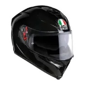 [安信騎士] 義大利 AGV K5-S 素色 黑 全罩 安全帽 雙D扣 內襯可拆 藍牙耳機預留孔 K5S