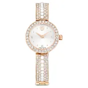 大高雄鐘錶城 SWAROVSKI施華洛世奇 Matrix Pearl Bangle 5705406 水晶珍珠手鐲式腕錶 玫瑰金色 26mm｜樂天領券現折★全館特惠中★指定刷卡回饋10%