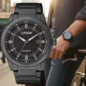 【CITIZEN 星辰】Eco-Drive 光動能時尚男錶  禮物(BM7145-51E)