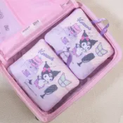 三麗鷗 正版 酷洛米 美樂蒂 凱蒂貓 帕恰狗 壓縮袋 壓壓袋  收納袋 壓縮衣物袋 旅行收納袋 行李箱收納袋 衣物壓縮袋