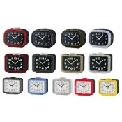 日本精工-SEIKO 方型夜光響鈴鬧鐘 大聲公 靜音式秒針 鬧鐘QHK060 QHK061 QHK062