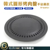 韓式烤肉盤 韓式不沾鍋圓型烤盤 韓式烤盤 燒肉烤爐 燒肉火鍋爐 多功能烤盤 KHP01 簡易烤肉架 燒烤盤 不沾鍋烤盤
