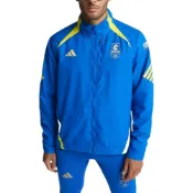 (店+)【adidas 愛迪達】KE8235 adidas Boston Marathon 2026年波士頓馬拉松慶祝 透氣拉鏈徽章夾克 男款