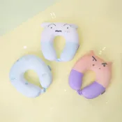 (店+)【Norns】記憶U型枕 - Snoopy 史努比 Olaf 歐拉夫 蠟筆小新 小白 迪士尼 小熊維尼 三眼怪 記憶棉旅行頸枕 午睡枕