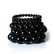 【正佳珠寶】黑碧璽手珠 6mm 8mm 10mm 12mm 14mm 16mm