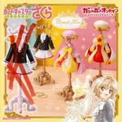 【尼克Toys】現貨 BANDAI 轉蛋 扭蛋 庫洛魔法使服裝飾品架P6 6 衣小櫻 衣服 衣架 飾品 小全3款