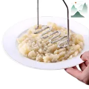 不鏽鋼搗馬鈴薯泥工具｜手動壓薯器｜廚房必備｜家用料理工具      手動壓薯工具｜輕鬆搗泥｜適合馬鈴薯、南瓜、地瓜