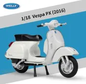 阿莎力  1:18  WELLY  VESPA PX  偉士牌 威利 1/18