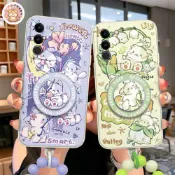磁吸夏日花朵小貓手機殼蘋果12可愛華爲卡通VIVO閨蜜OPPO手鍊小米
