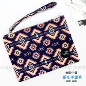 泰國 包包 nok nok 圖騰 帆布 護照包 曼谷包 手拿包 手機包 零錢包 化妝包 BKK包 收納包 小時候創意屋