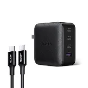 【綠聯】65W 3C1A GaN氮化鎵快速充電器/快充頭 附Type-C 1.5M 100W充電線(PD3.0/QC4/PPS/四口充電)