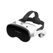 遇見未來 千幻G18E 耳機款VR眼鏡 虛擬實境 手機VR 元宇宙 vr頭盔(光學鏡片 廣角3D眼鏡 贈海量資源)
