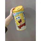 卡通圖案海綿寶寶造型存錢筒