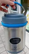 牛頭牌 Buffalo不銹鋼把真空保溫提鍋1.2L 藍色