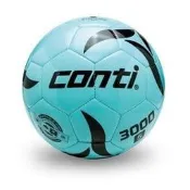 【H.Y SPORT】CONTI 螢光鏡片抗刮專用足球 S3000-5-NWB(5號球) 水藍/螢光黃