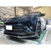 現貨 豐田 4代 4.5代 RAV4 RAV-4競速版 消光黑 前下巴 前鏟 前定風翼 前擾流板 下擾流板 保險桿 改裝