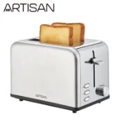荷蘭公主 【ARTISAN】不鏽鋼 厚片/薄片 附防塵蓋 烤麵包機/烤吐司機 TT2001