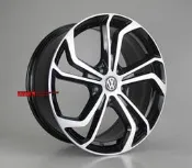 【員林 小茵 輪胎 舘】類VW GOLF GTI 18吋 鋁圈 5X112 7.5J ET42 中心孔 57.1 黑車面