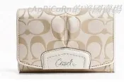 優惠代購《COACH》#48080 經典 C LOGO 抓皺設計 皮夾 錢夾 短夾 中夾 共3色【本賣場COACH商品 歡迎在問與答中詢問報價】