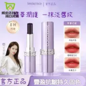 【全新二代升級🔥】羅娜女神同款 護唇口紅 8H持妝 肉桂奶茶 港風復古紅 玫瑰豆沙 溫和不刺激 不沾杯不掉色