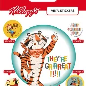 【家樂事】東尼虎吉祥物貼紙組/Kelloggs/Tony the Tiger
